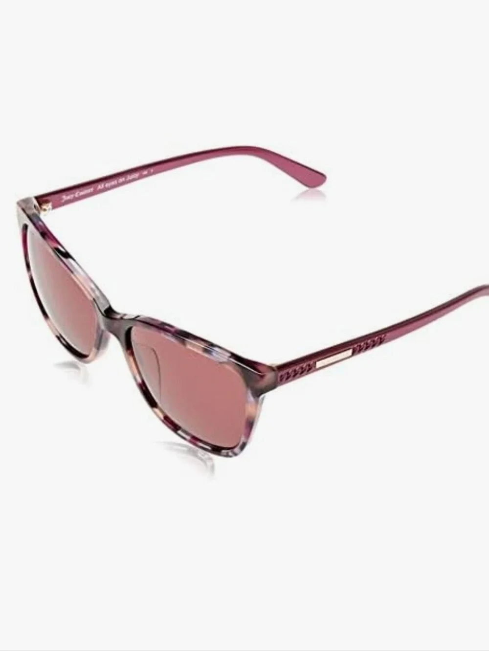 Juicy Couture Cat Eye Sunglasses Pink Tortoise Gradient Lenses NWOT